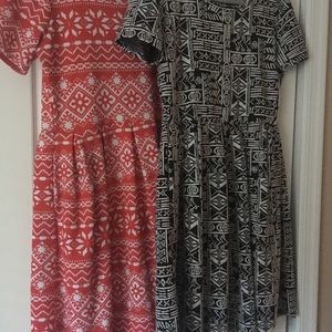 Edited: LETS BE WILD LuLaRoe XL dresses only